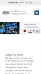 Mobile Screenshot of notaryplusmobileservice.com